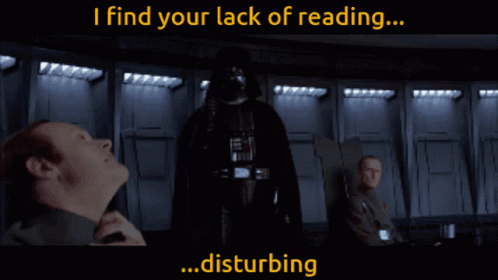 I Find Your Lack Of Faith Disturbing Sir GIF