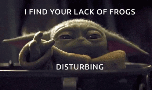 I Find Your Lack Of Faith Disturbing Yoda GIF