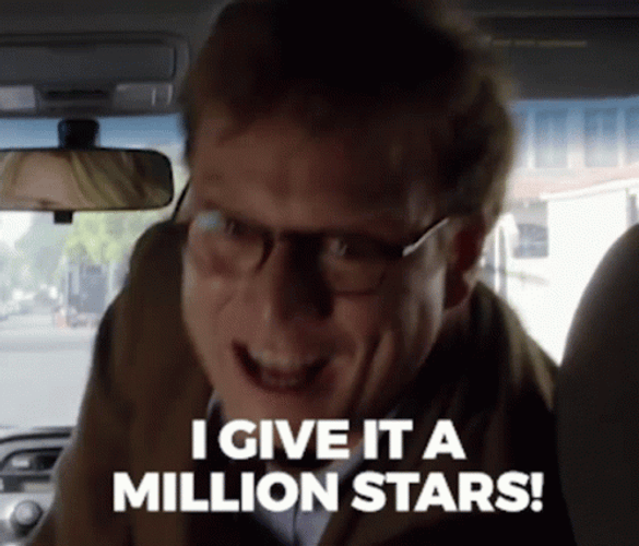 I Give It A Million Review Star GIF