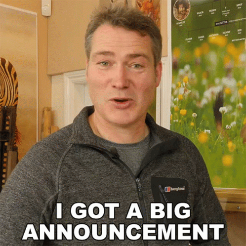 I Got A Big Announcement Robert E Fuller GIF