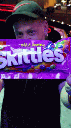 I Got A Pack Of Skittles Candy GIF