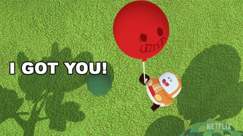 I Got You Balloon Go Go Cory Carson GIF