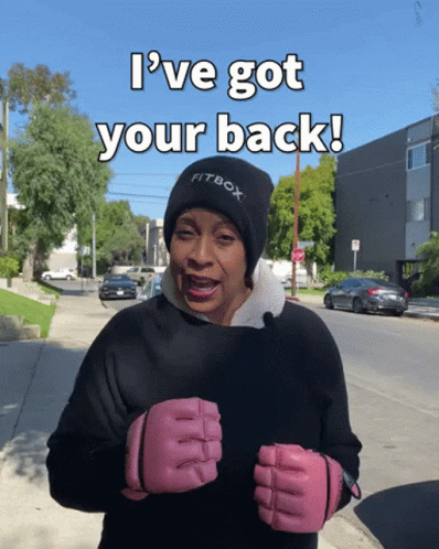 I Got Your Back Happy Woman GIF