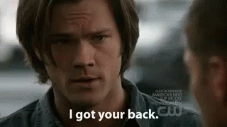 I Got Your Back Sam Winchester GIF