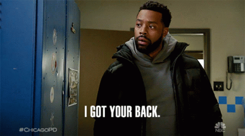 I Gotchu Back Man Gesture Assures GIF