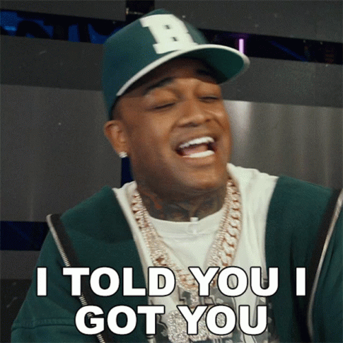 I Gotchu I Told You Man In Green GIF