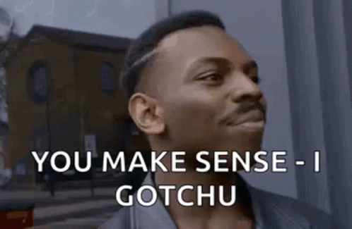 I Gotchu Man Taps Head Gesture GIF