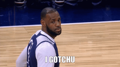 I Gotchu Text Lebron James Nod Gesture Assures GIF