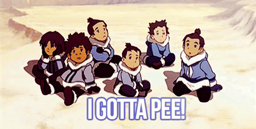 I Gotta Pee Avatar The Last Air Bender GIF