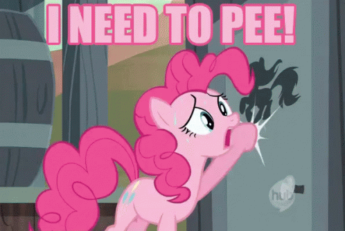 I Gotta Pee My Little Pony Pinkie Pie GIF