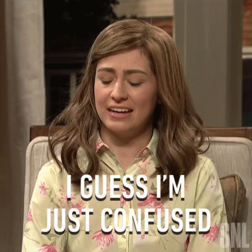 I Guess Im Just Confused GIF
