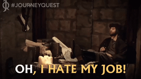 I Hate My Job I Work With Retards GIF