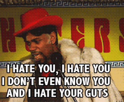 I Hate You Dave Chappelle Player Haters Ball GIF