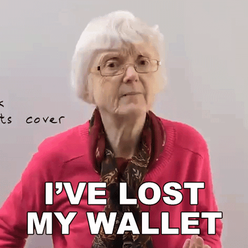 I Have Lost My Wallet Teacher Gill GIF
