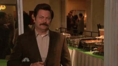 I Have Spoken I've Said Too Much Ron Swanson GIF