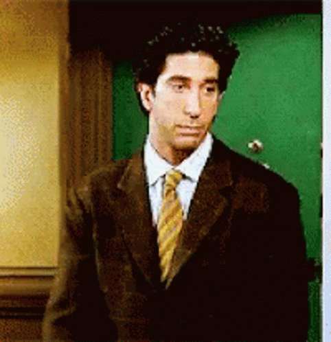 I Have Spoken Sign Language Ross Geller GIF
