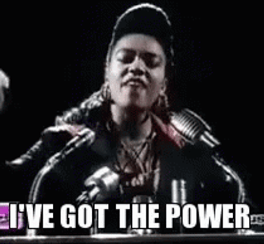 I Have The Power Confident Black Lady GIF