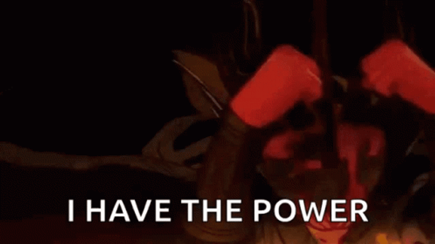 I Have The Power Dark Wizard Unleashing Power GIF