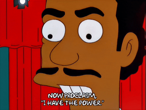 I Have The Power Faith Off The Simpsons GIF