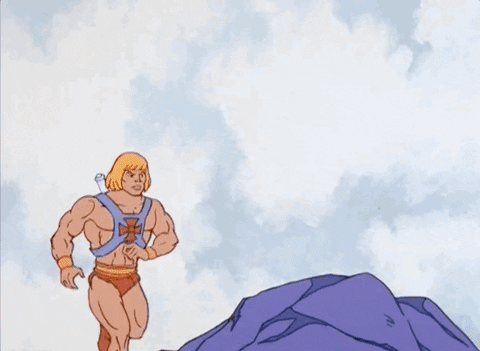 I Have The Power Heman Hanging GIF