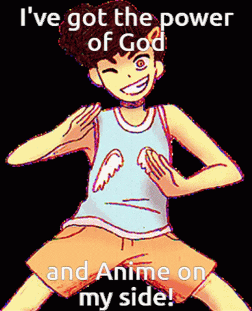 I Have The Power Of God Omori Anime GIF