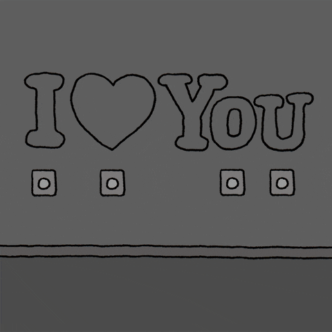 I Heart You Chippy The Dog Switch Lights GIF