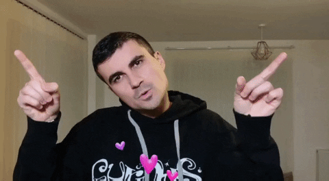 I Heart You Curious Pavel Air Draw GIF