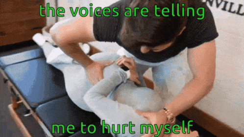I Hurt Myself Today Chiropractic Session GIF