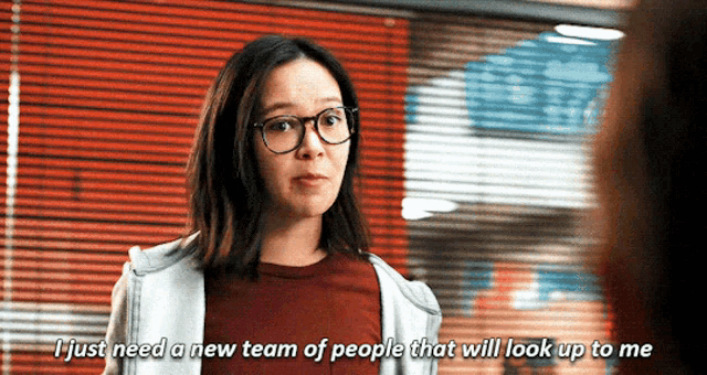 I Just Need A New Team Of People That Will Look Up To Me Nerd Gif GIF