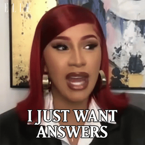I Just Want Answer Me Cardi B GIF