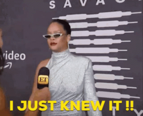 Rihanna I Just Knew It GIF