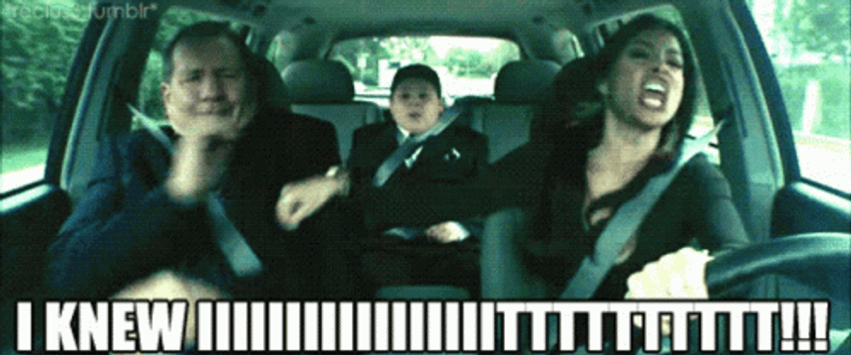 I Knew It GIF