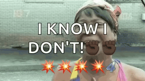 I Know I Dont Ain't Nobody Got Time For That GIF