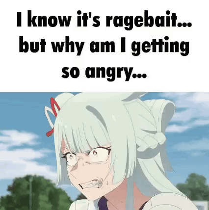 I Know It 'S Ragebait , But Why Am I Getting So Angry . GIF