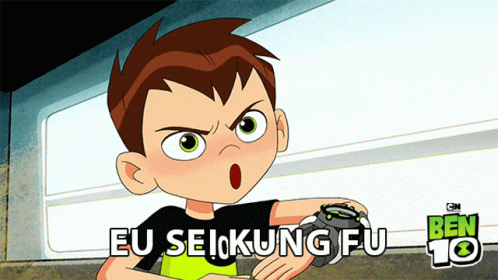 I Know Kung Fu Ben Ten GIF