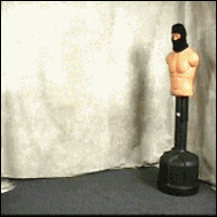 I Know Kung Fu Mannequin Attack GIF