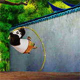I Know Kung Fu Po Trying To Escape GIF