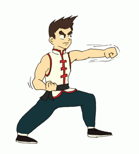 I Know Kung Fu Punches GIF