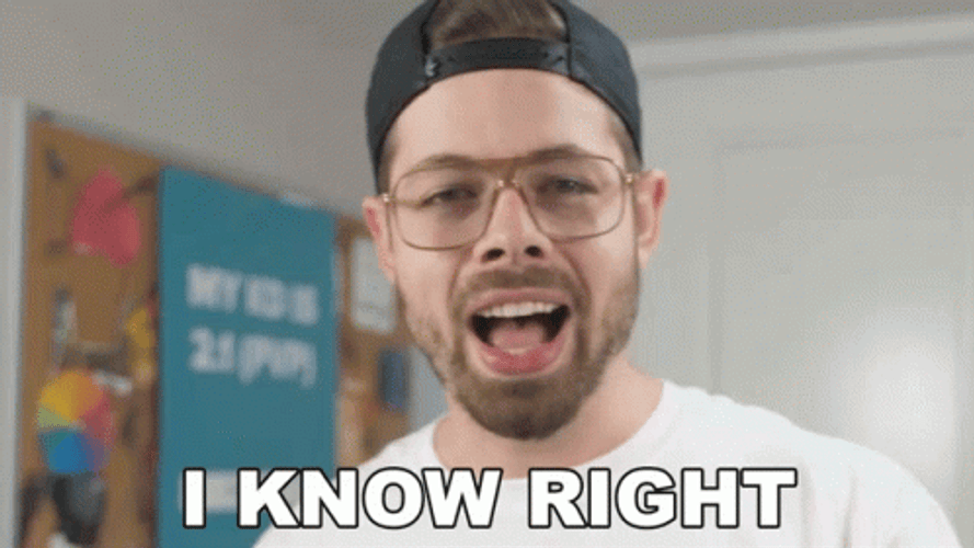I Know Right Okay GIF