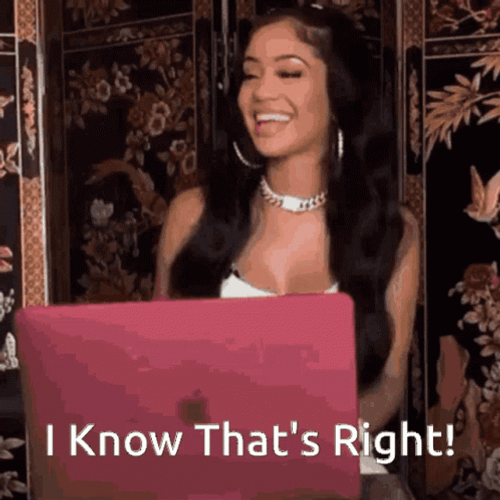 I Know Saweetie Thats Right GIF