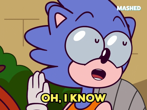 I Know Thats A Man Sonic The Hedgehog GIF