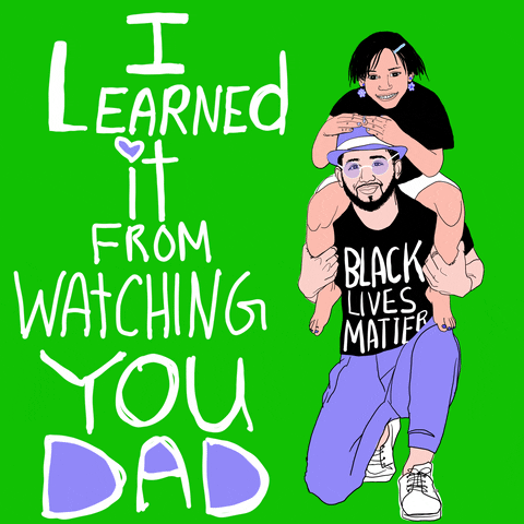 I Learned It From Dad Happy Father's Day GIF