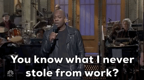 I Learned It From Watching You Dave Chappelle Never Work GIF
