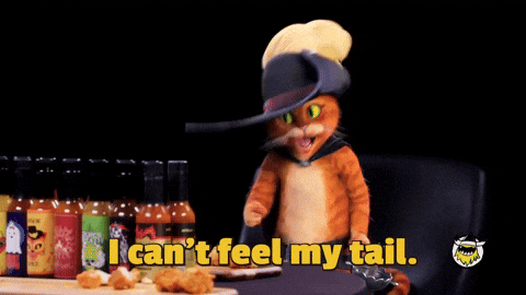 I Learned It From Watching You Puss On Boots Tie Tail GIF