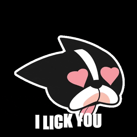 I Lick You Butter Dog GIF