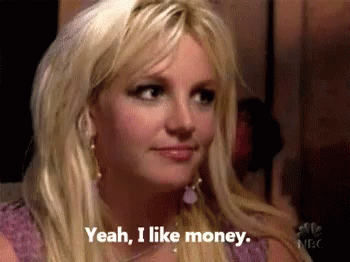 I Like Money Britney Spears GIF