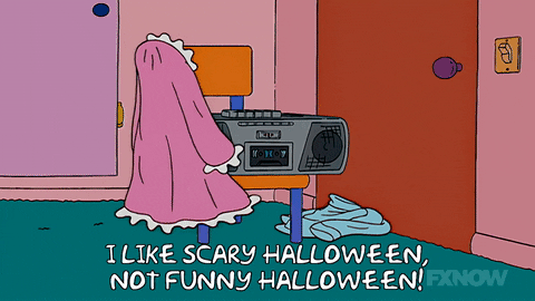 I Like Scary Halloween The Simpsons GIF