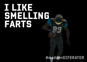 I Like Smelling Farts Madden Character Nodding Pose GIF