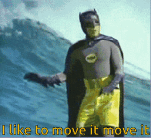 I Like To Move It Move It Batman Cosplay GIF