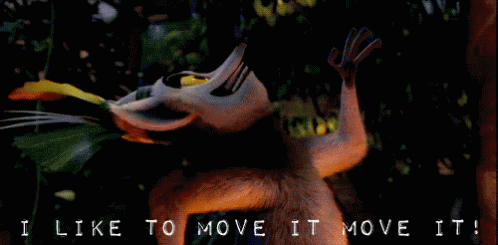 I Like To Move It Move It Madagascar GIF